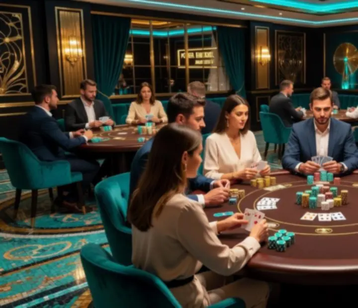 Élő pókerest a Casino Ventra pókertermében